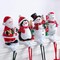 Stocking Holders for Mantle, 3D Stocking Holders, Christmas Stockings Holder Set of 4, Fireplace Stocking Holders Stocking Hanger Hooks for Christmas Mantel Decoration